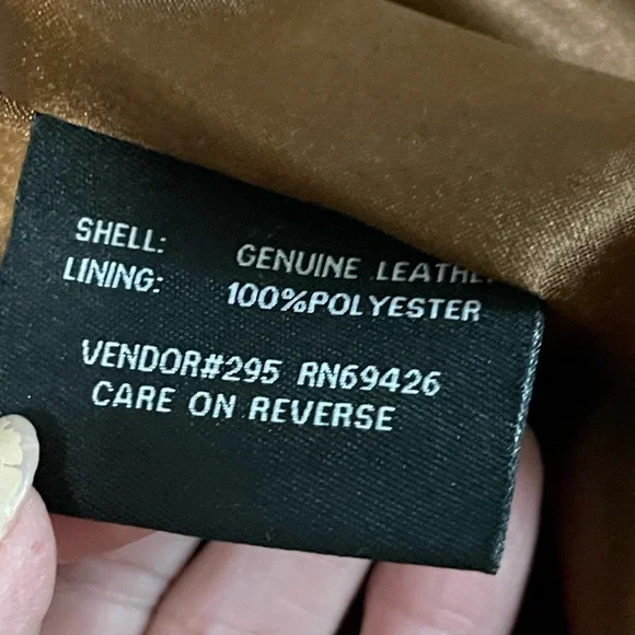 Vintage Brown Moto Wilsons Leather jacket coat Sz XL - Picture 11 of 15